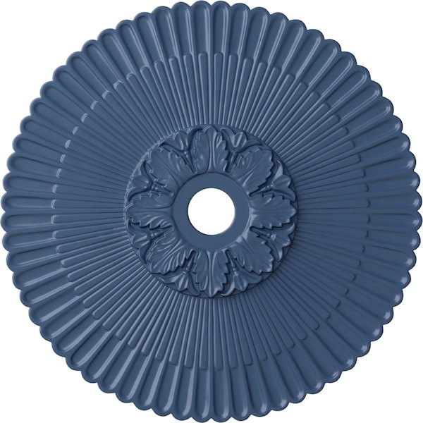 Ekena Millwork Melonie Ceiling Medallion (Fits Canopies up to 6 1/4"), Hand-Painted Americana, 36 1/4"OD x 1 7/8"P CM36MEAMF - main